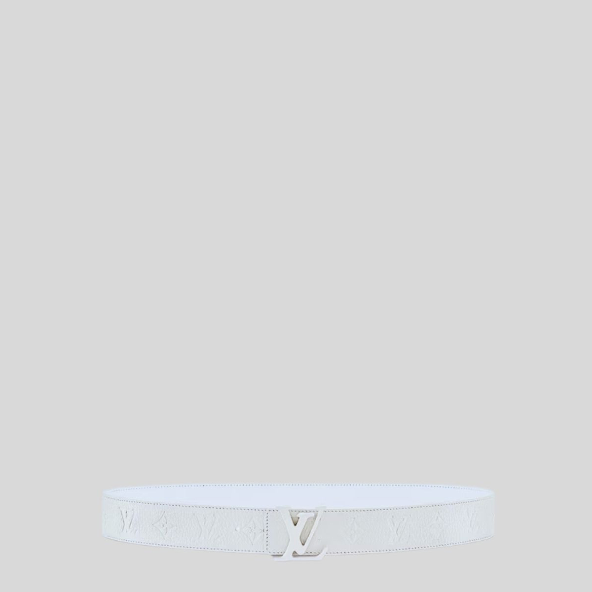 루이비통 nitials Shape Belt Monogram 40MM Powder White106009