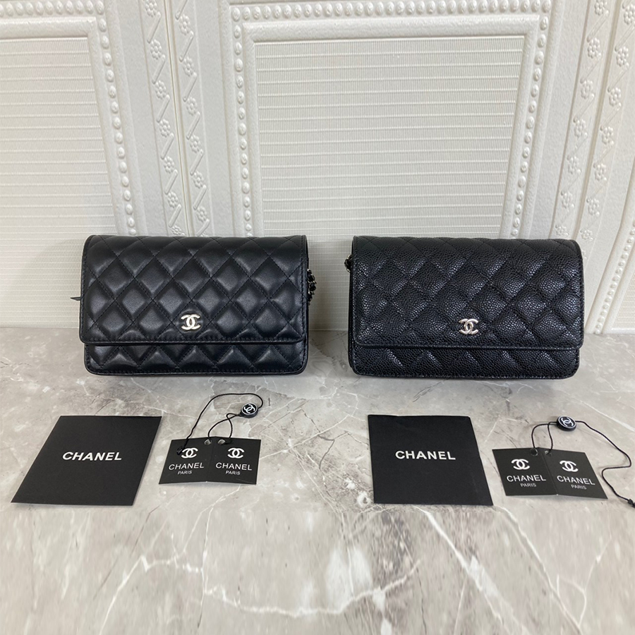 샤넬 클래식 woc 은장