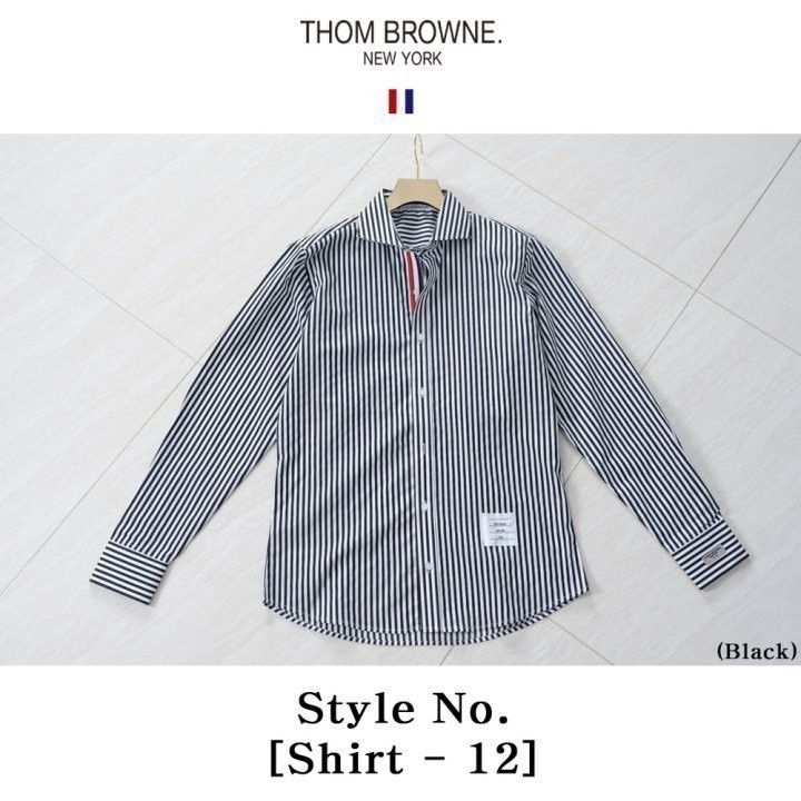 톰브라운 줄지히든삼선 Shirt-12