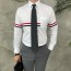 톰브라운 TB 가로삼선 셔츠