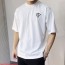 발렌시아가 더블 레이어 반팔 티셔츠