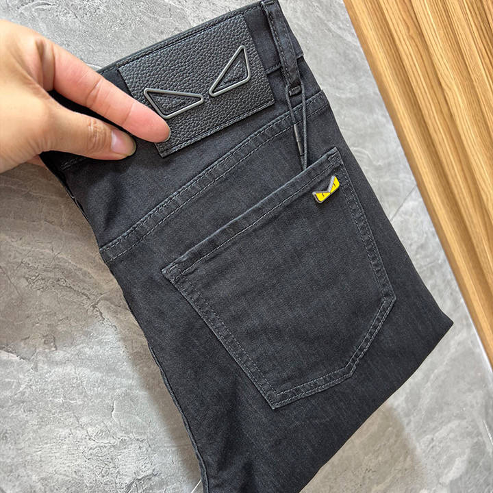 펜디 블랙 청바지