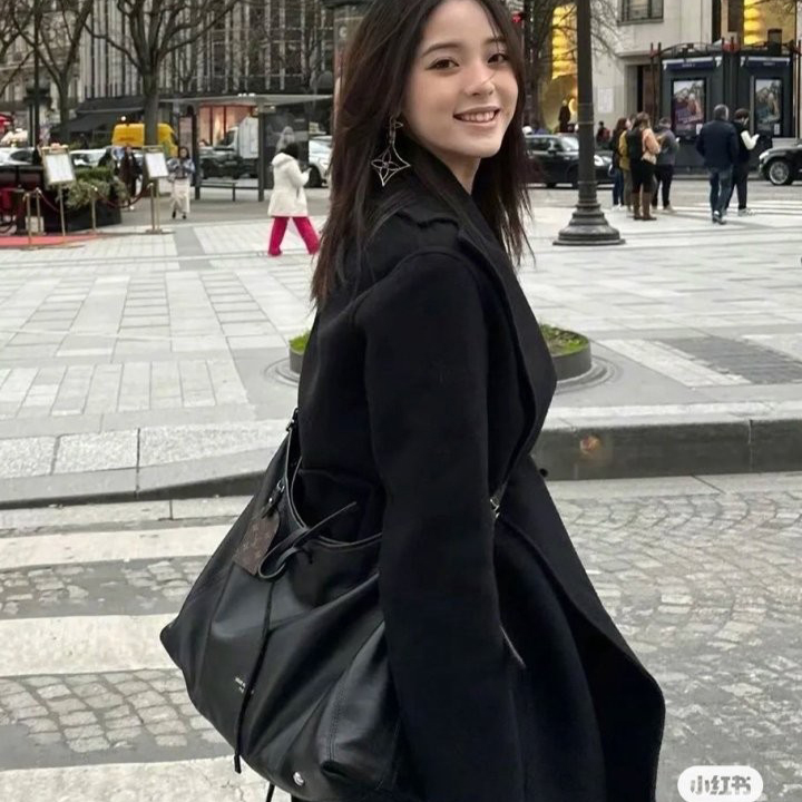 루이비통 고급 캐리올 다크 MM 숄더백