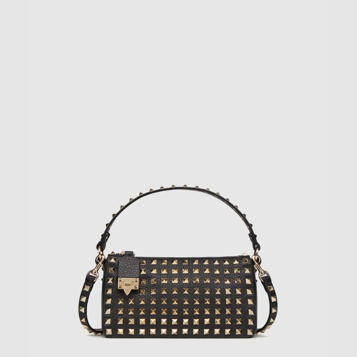 발렌티노 Rockstud 스몰 스터드 그레인드 카프스킨 크로스백