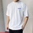 버버리 로고 패턴 반팔 티셔츠