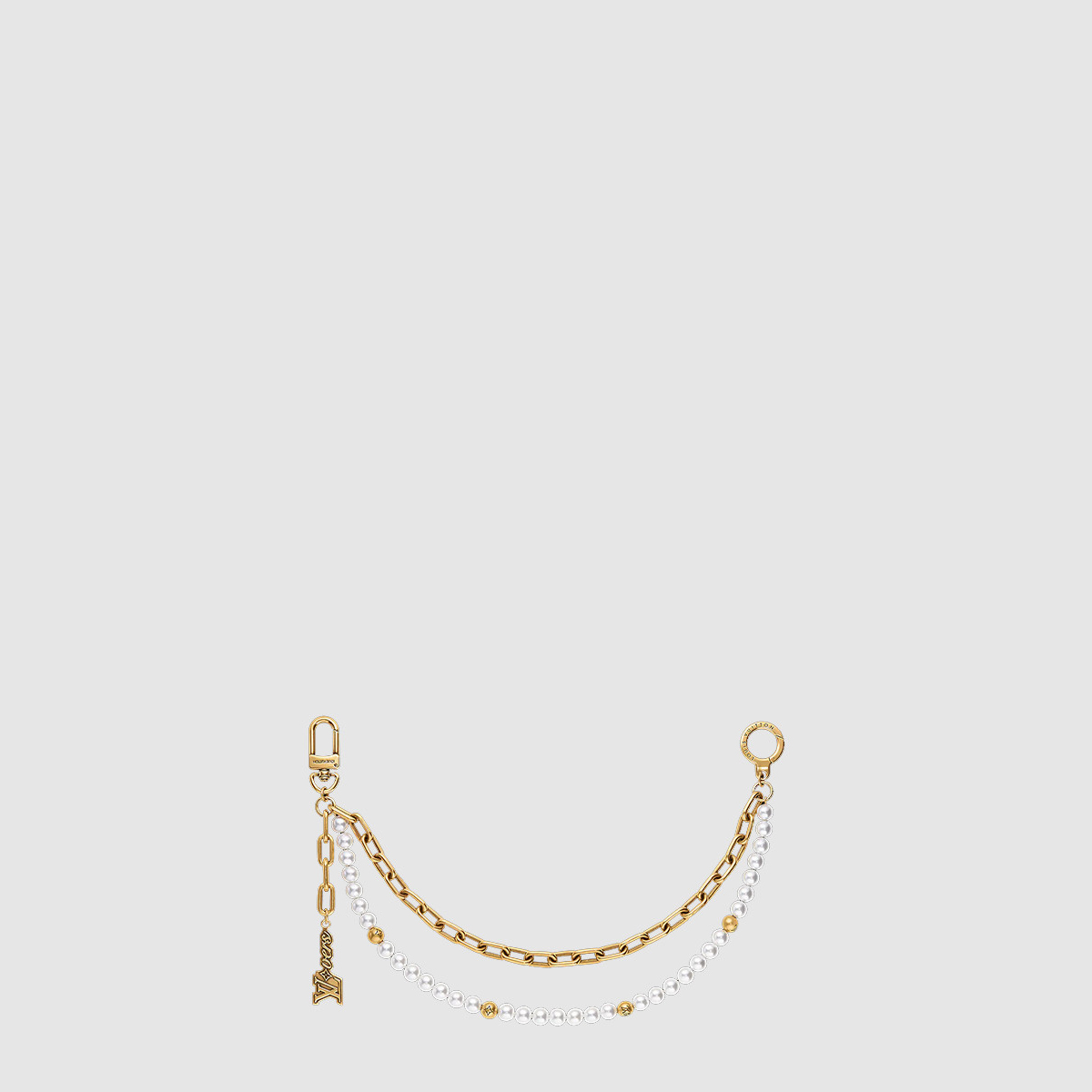 루이비통 CHAIN BELT PEARLS 백 참 M01689