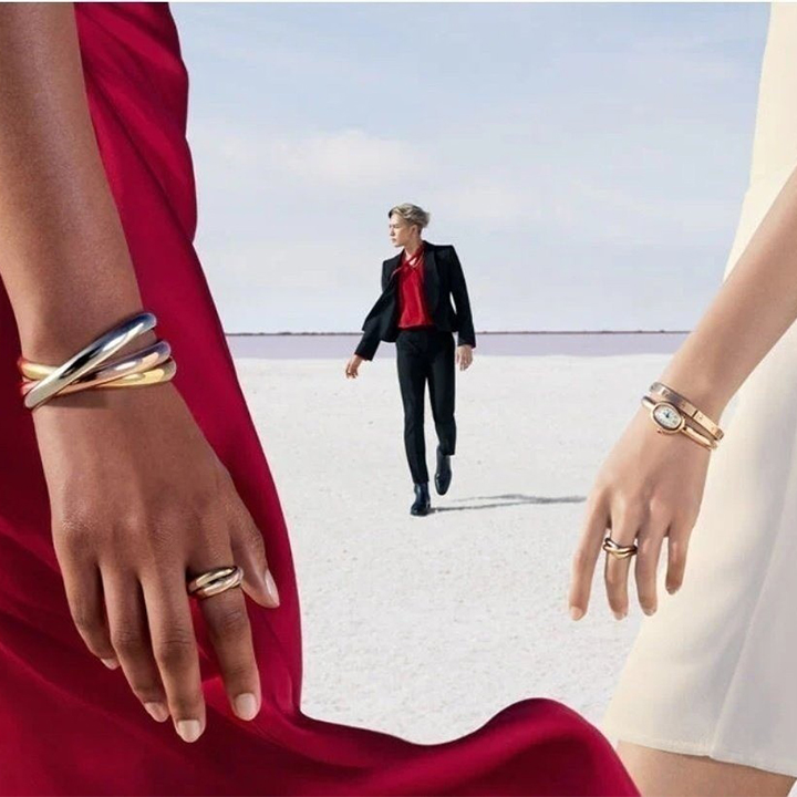까르띠에 [Cartier] 트리니티 3링 팔찌