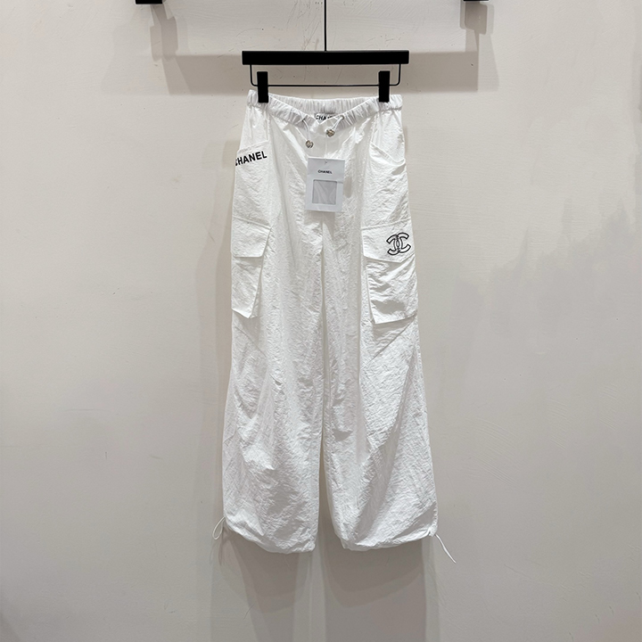 샤넬 드로스트링 오버올 아메리칸 스타일 바지