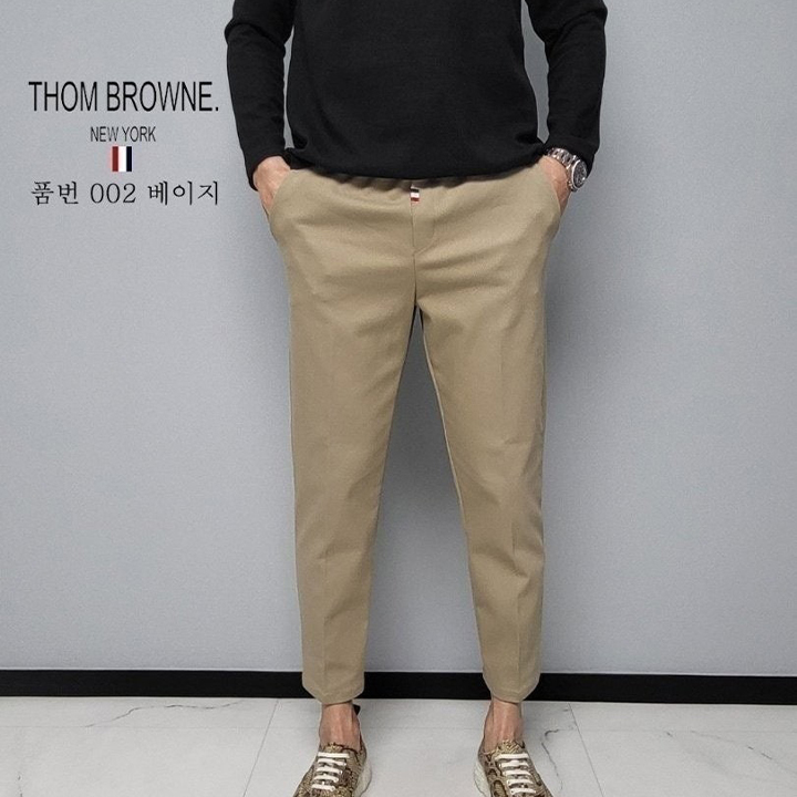 톰브라운 TB 텐션 면바지