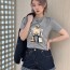 루이비통 25S 봄/여름 신상품 메탈 로봇 모노그램 아이콘 반팔 티셔츠